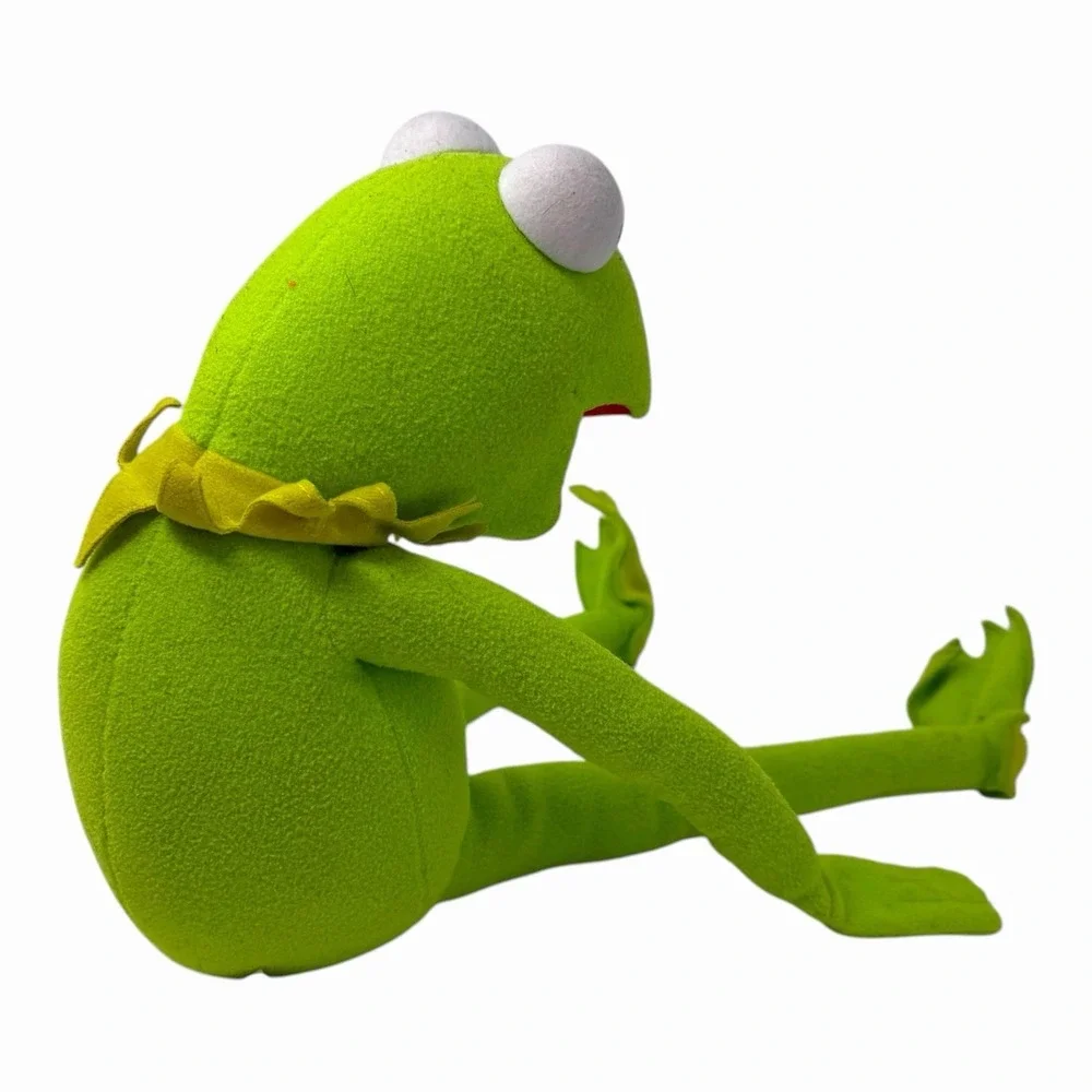 Disney Muppets Kermit the Frog Plush 16 Inch‎ Green Stuffed Animal Jim Henson